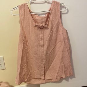 ModCloth | Pink bow tank top